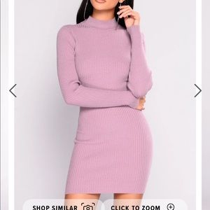 NWOT Fashion nova borrow love knit dress